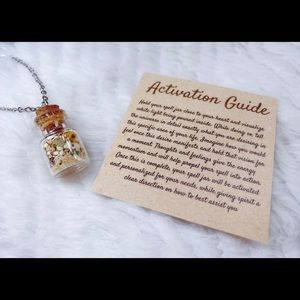 Luck & Fortune Spell Jar Necklace